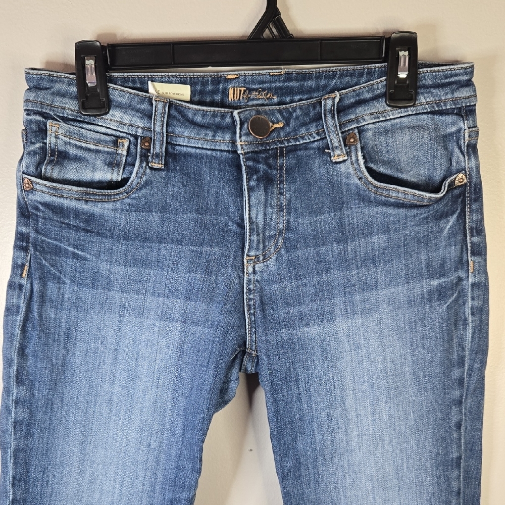 Kut from the Kloth Catherine Size 6 Slim Boyfriend Cropped Cuffed Jeans
